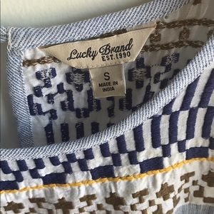 Lucky Brand Tops - Lucky Brand embroidered top Lucky Brand Tops - Lucky Brand embroidered top